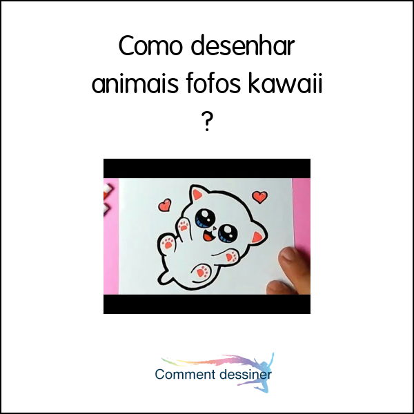 Como desenhar animais fofos kawaii